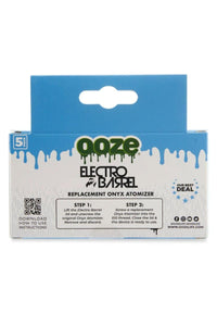 Thumbnail for Ooze Electro Barrel Onyx Atomizer (Pack of 5) - American 420 SmokeShop