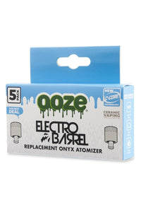 Thumbnail for Ooze Electro Barrel Onyx Atomizer (Pack of 5) - 