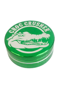 Thumbnail for Croc Crusher 2 Piece Dry Herb Grinder - American 420 Online SmokeShop