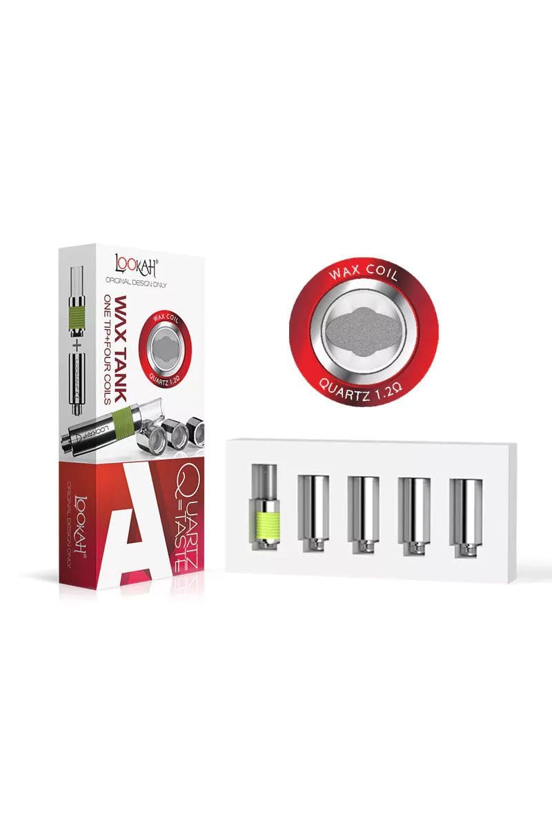 Lookah Q8 Quartz Coil Wax Vaporizer Kit - Various Colors - (1 Count) — MJ  Wholesale