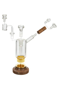 Thumbnail for Marley Natural GLASS & WALNUT Dab Rig - American 420 Online SmokeShop
