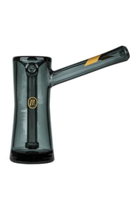 Thumbnail for Marley Natural SMOKED GLASS Bubbler with Gold Line Decals - American 420 Online SmokeShop