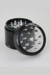 Thumbnail for SharpStone Clear Top 4 Piece Herbal Grinder - American 420 Online SmokeShop