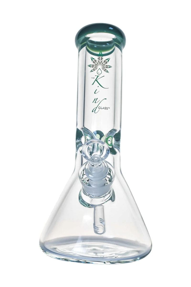 The Kind Pen 9mm BENT NECK Beaker Bubbler - American 420 SmokeShop